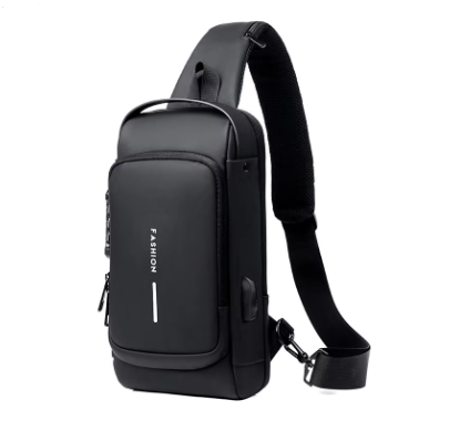 Mochila Anti-Furto com Senha USB Slim Bag