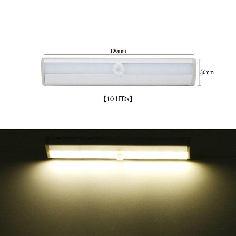 Led Inteligente com Sensor de Movimento - FQ Led CASA 04 Direct Ofertas 10 Led Amarela